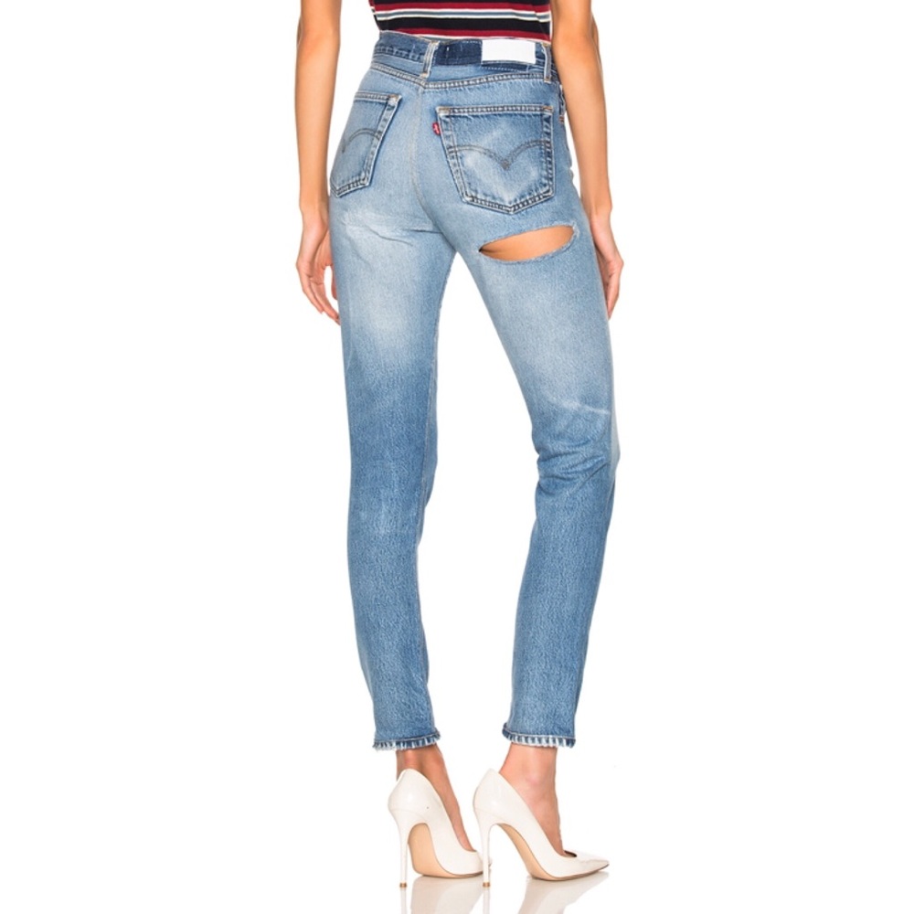 NWT Levi’s Ass Rip Jeans Wedgie butt slit Re/Done